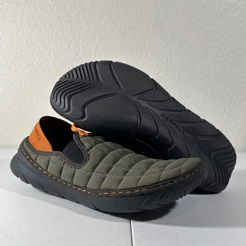 Merrell Slipper Hut Moc Shoes Men's 7 Nylon Slip Ons Packable Rip Stop Cabin
